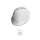 White Hard Hat with Adjustable Ratchet Suspension - H0402-W White Hard Hat with Adjustable Ratchet Suspension - H0402-W
